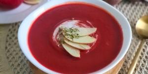 Receta de Crema de remolacha y manzana: suave, deliciosa y llena de antioxidantes