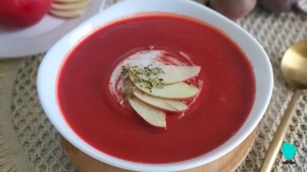 Receta de Crema de remolacha y manzana: suave, deliciosa y llena de antioxidantes - Paso 6