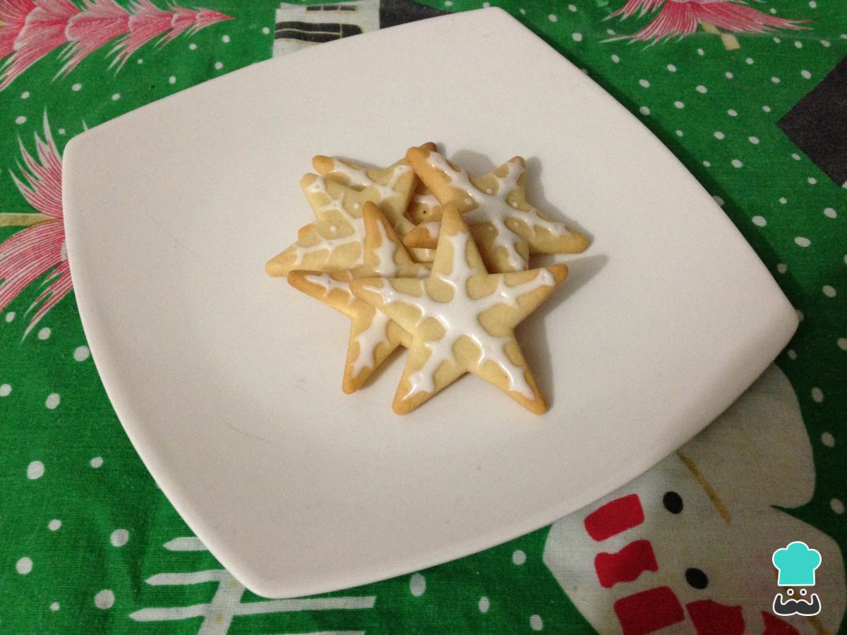 Receta de Estrellas de vainilla para Navidad