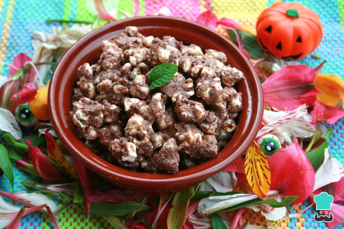 Receta de Palomitas de Oreo y chocolate blanco