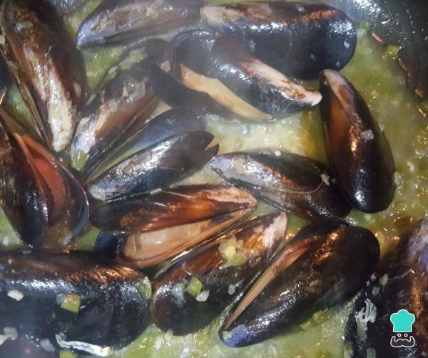 Receta de Mejillones al vapor con verduras