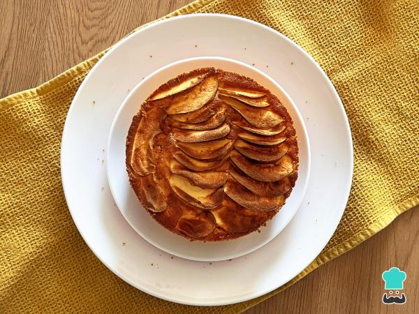 Bizcocho de avena y manzana en airfryer - Receta FÁCIL