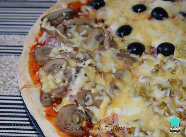 Receta de Pizza cuatro estaciones con Thermomix - Paso 4