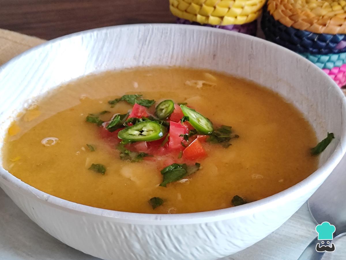 Receta de Sopa de habas secas