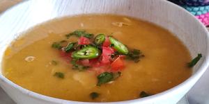 Receta de Sopa de habas secas