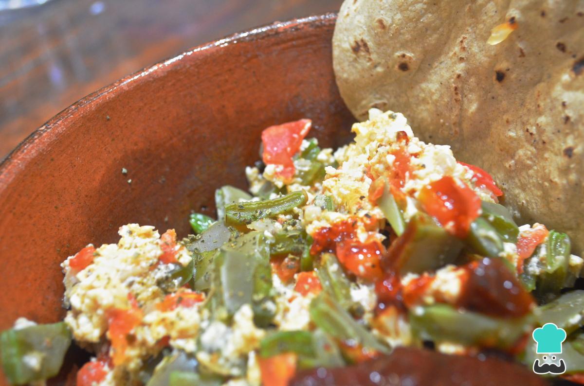 Receta de Huevos con nopales light