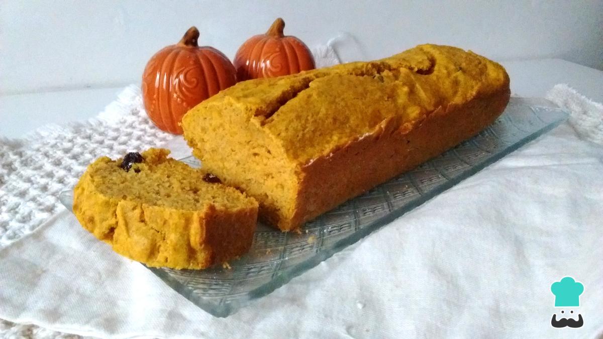 Receta de Bizcocho de calabaza fit