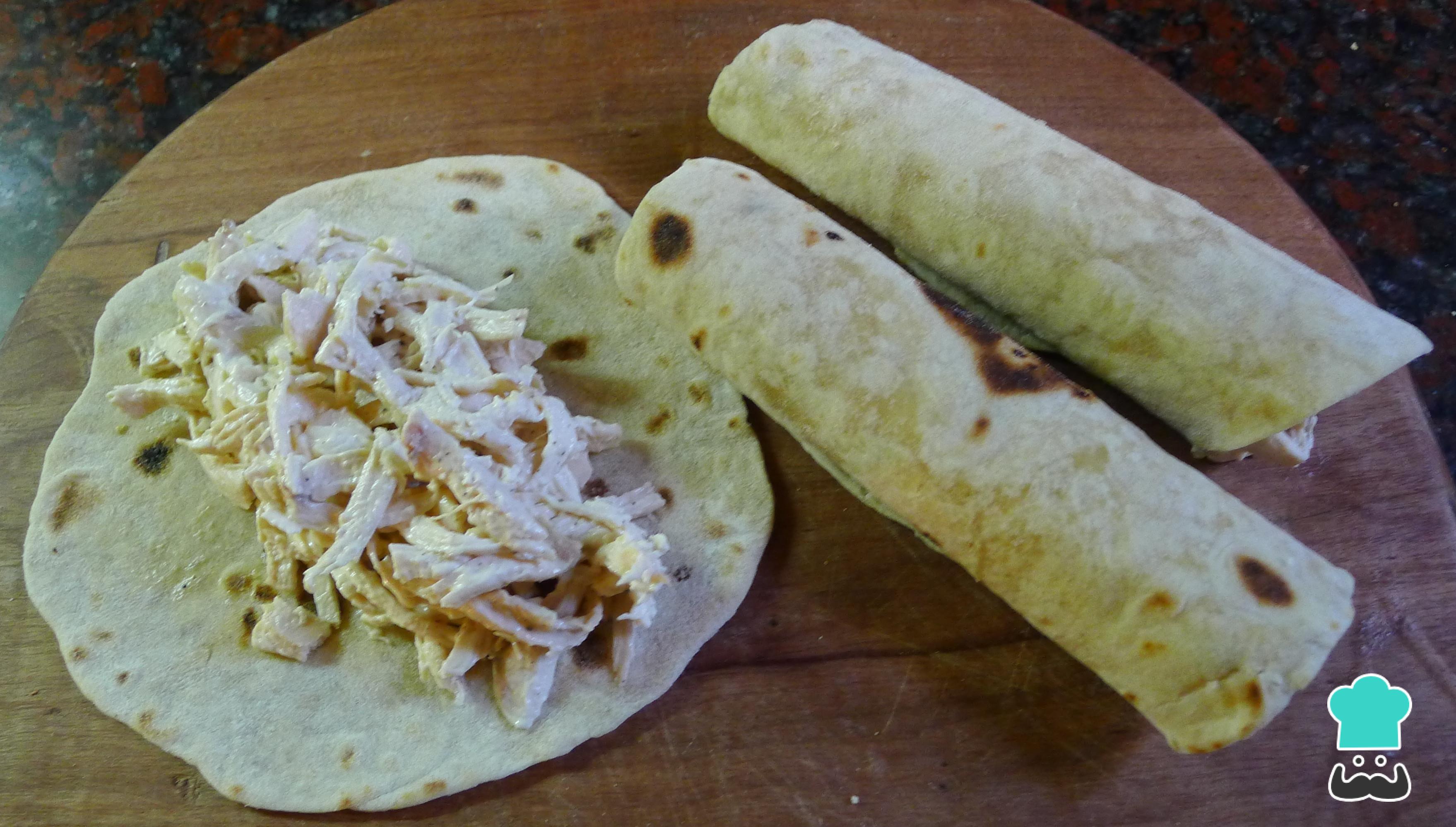 Enchiladas rojas dulces de pollo Fácil