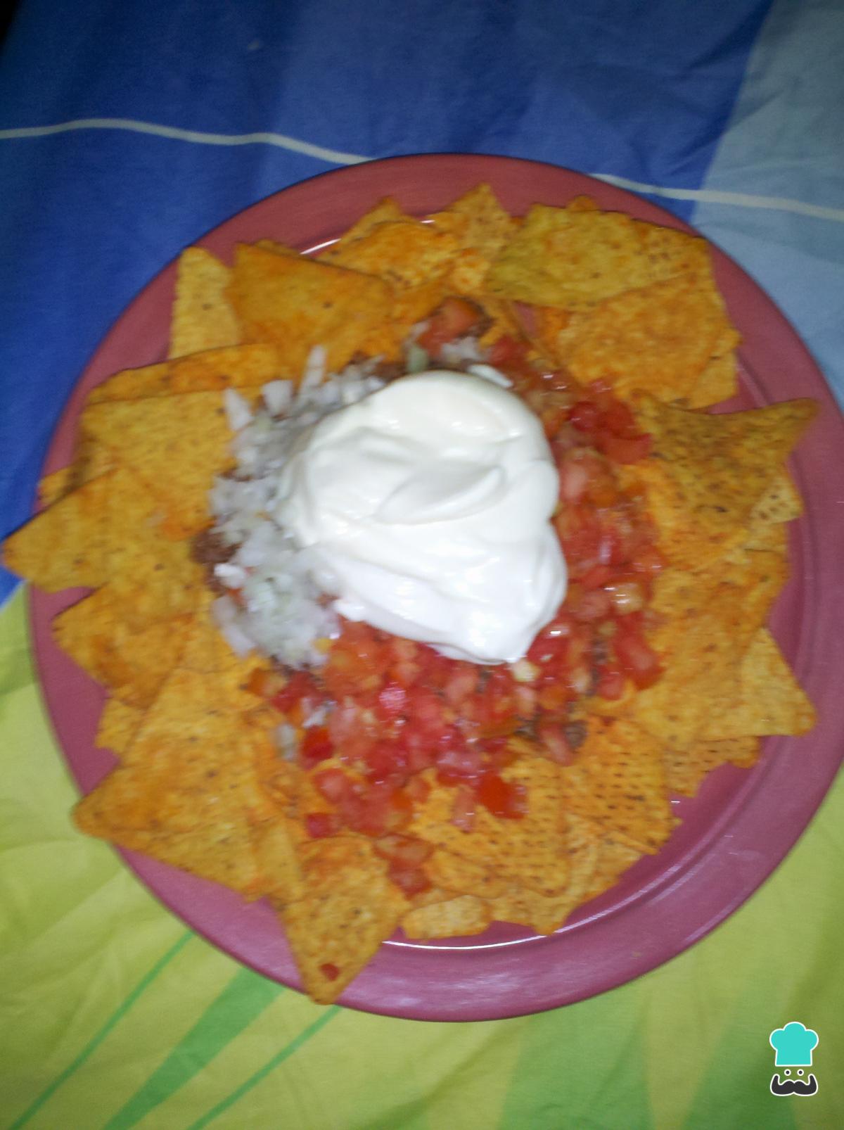 Receta de Nachos con Doritos