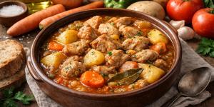 Receta de Estofado de pavo en salsa