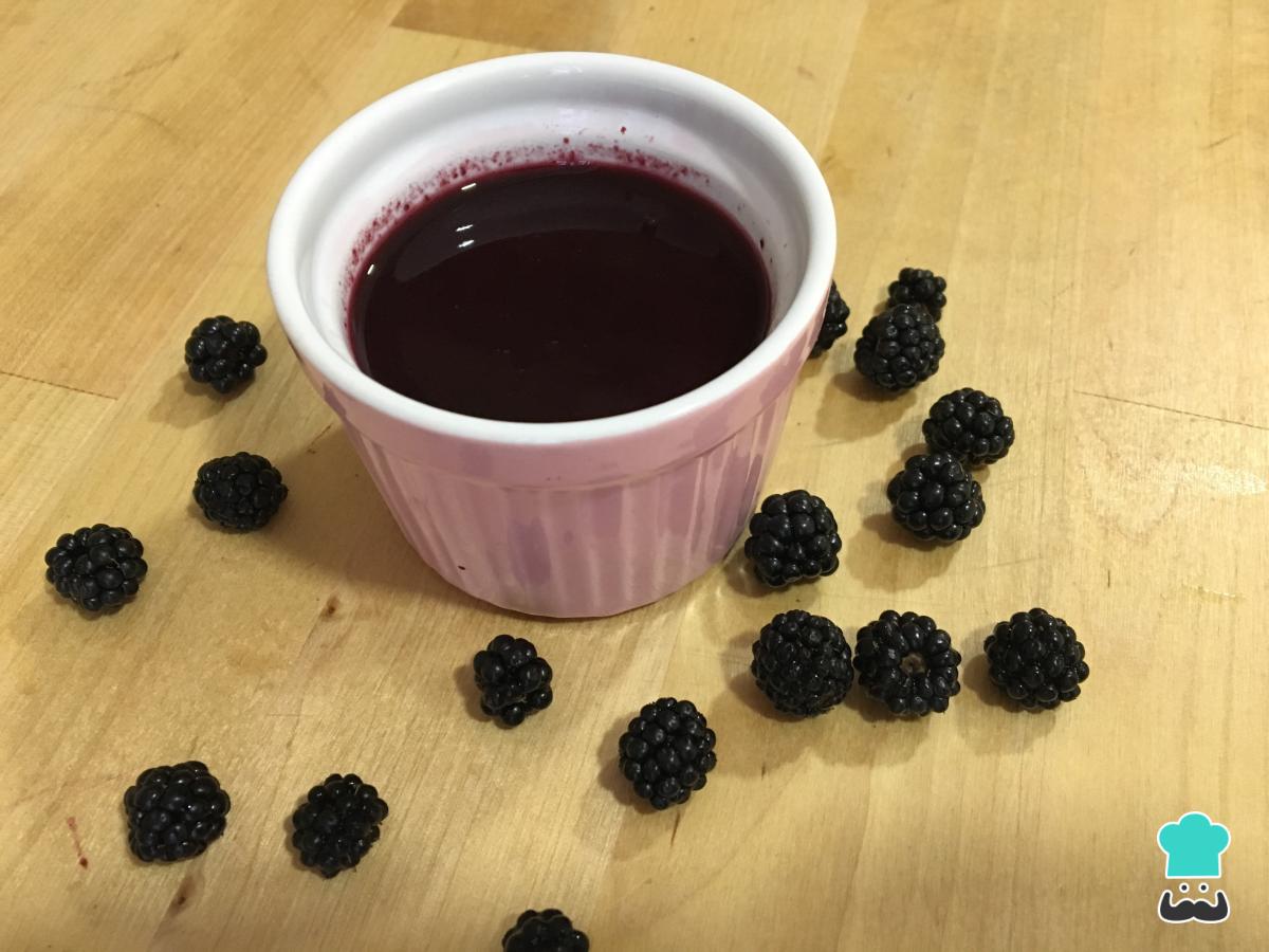 Receta de Coulis de moras