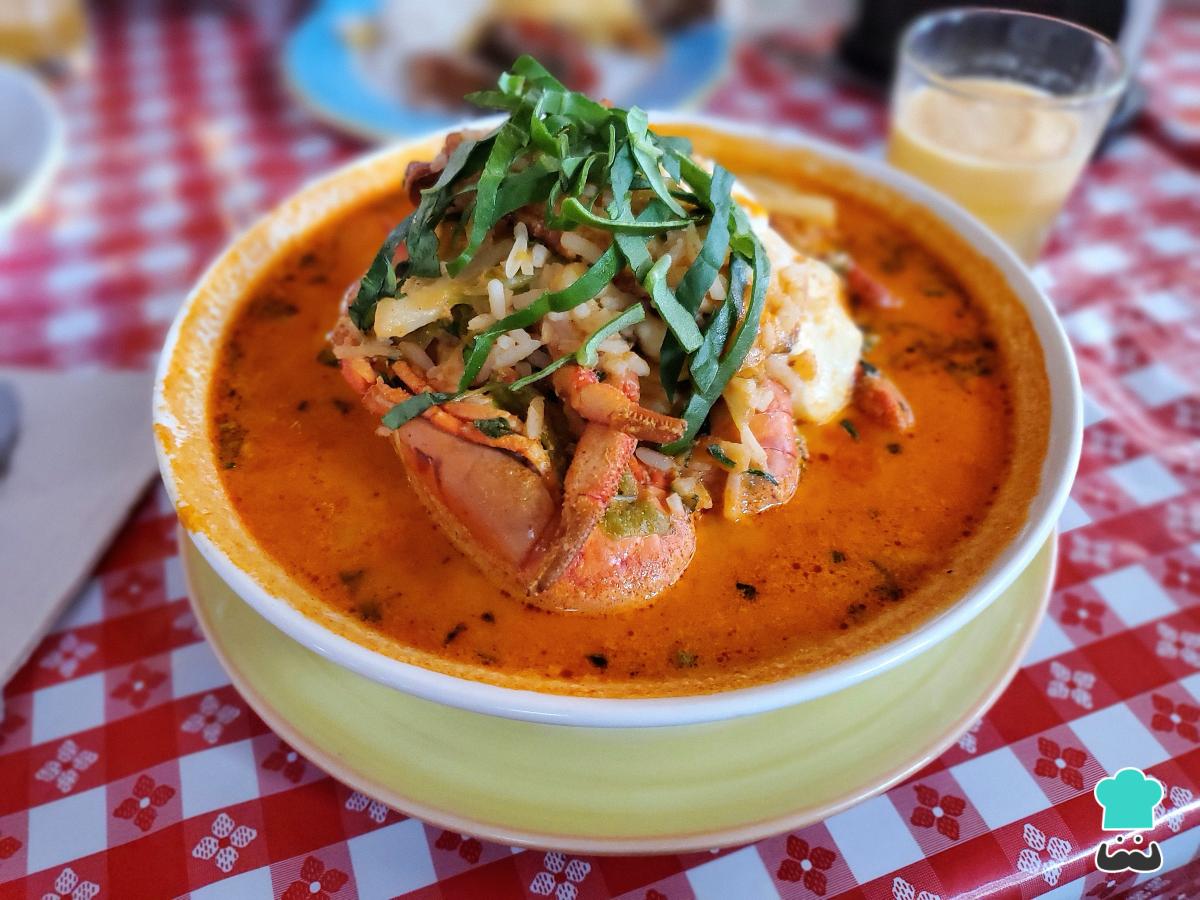 Receta de Chupe de camarones arequipeño