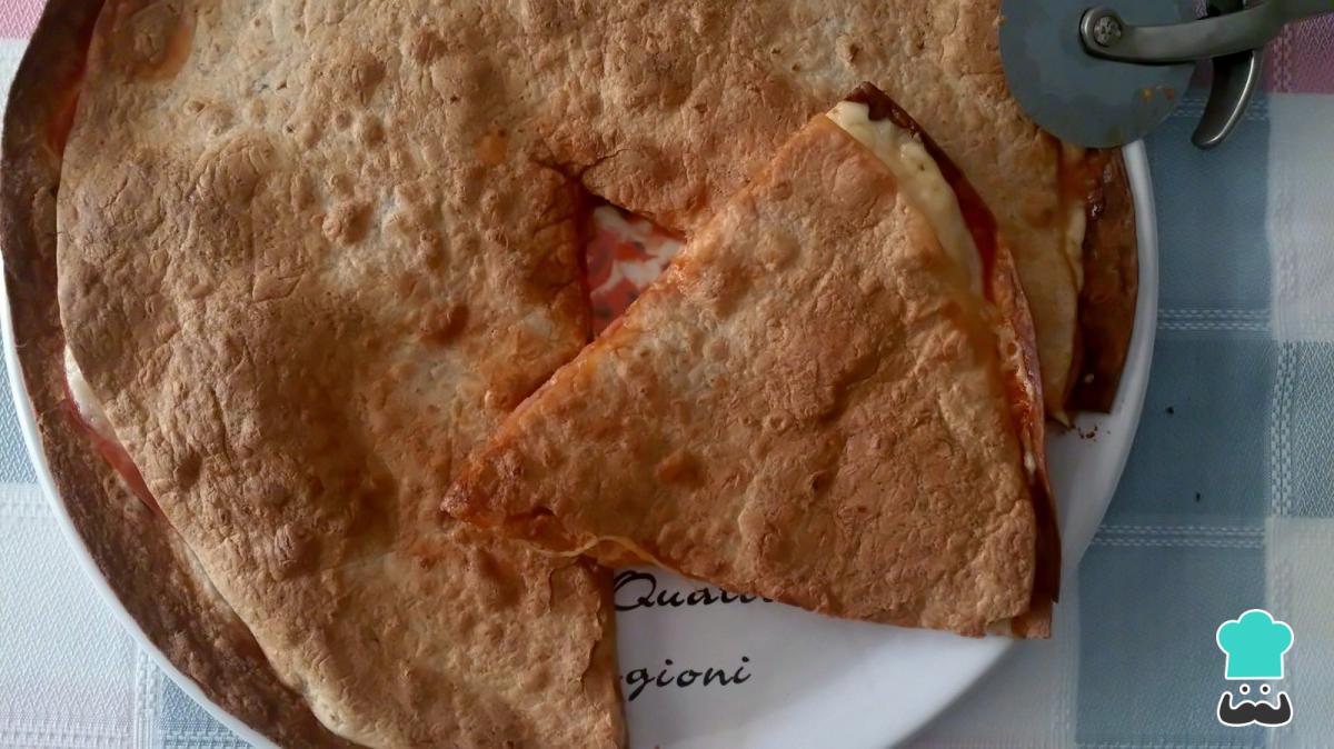 Receta de Quesadillas de pollo y queso al horno