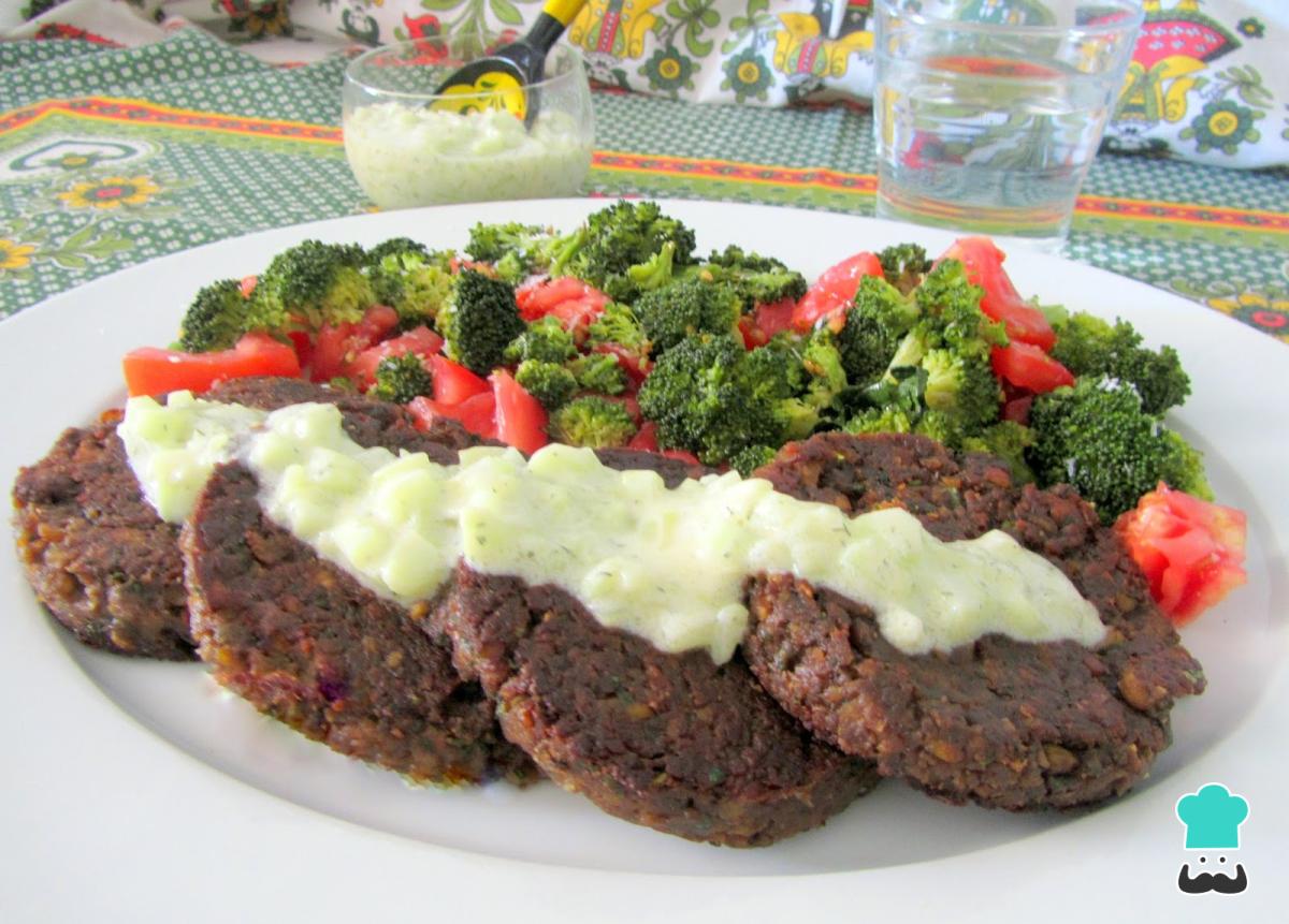 Receta de Hamburguesa de garbanzos y algarroba