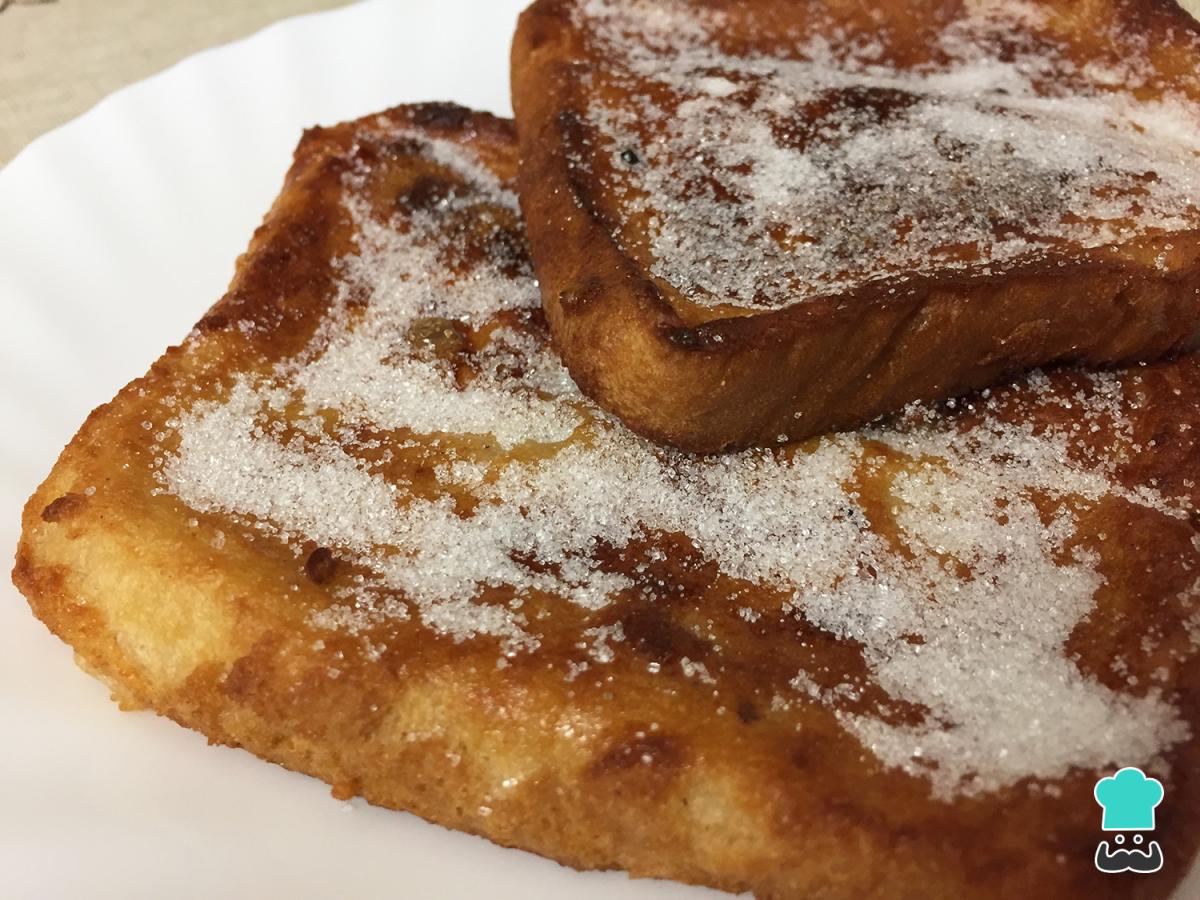 Receta de Torrijas de pan de molde al horno