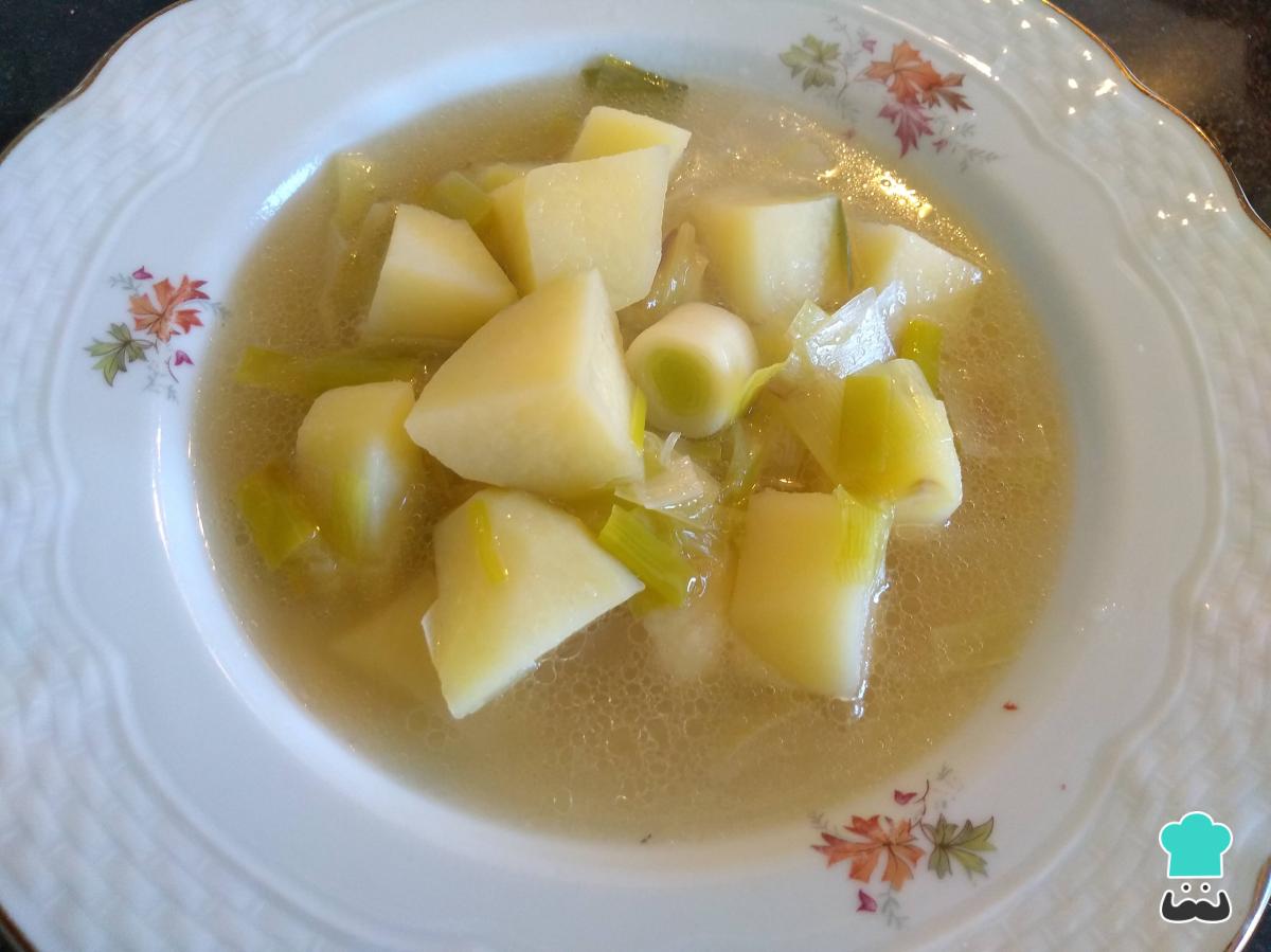 Receta de Porrusalda tradicional