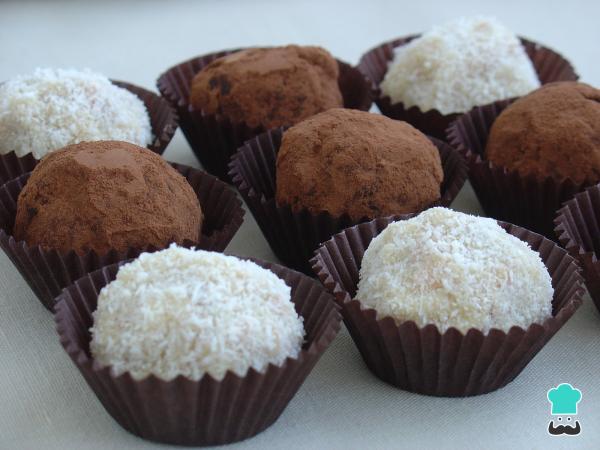 Receta de Trufas heladas