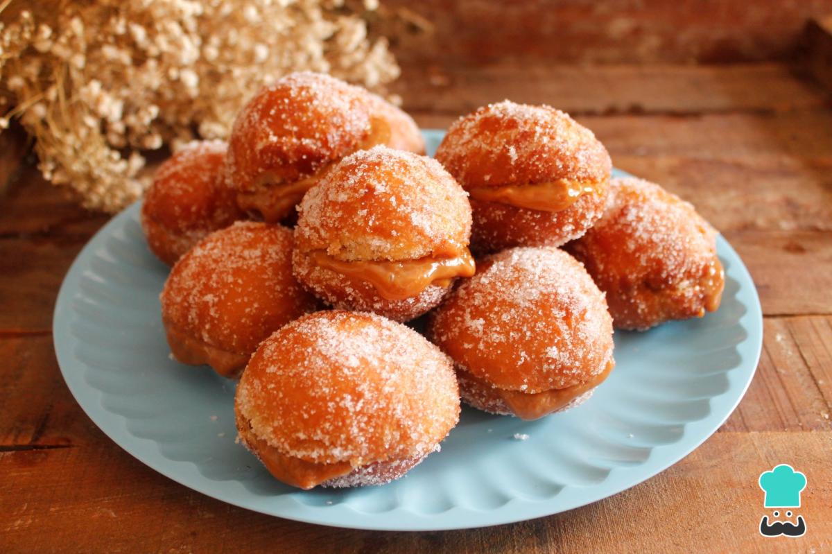 Receta de Bolas de fraile o berlinesas