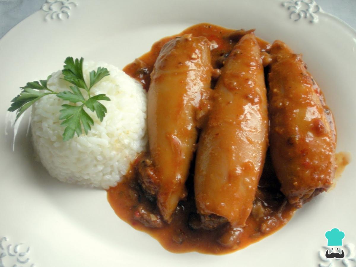 Receta de Calamares rellenos de atún