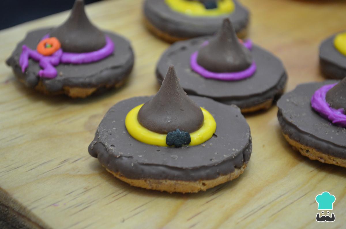 Receta de Sombreros de bruja de chocolate