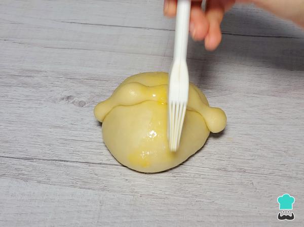 Receta de Pan de muerto grande - Paso 9