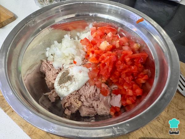 Receta de Palta reina con atún - Paso 3