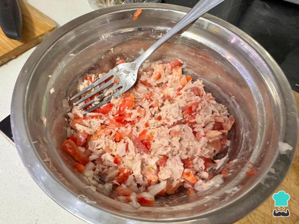 Receta de Palta reina con atún - Paso 4