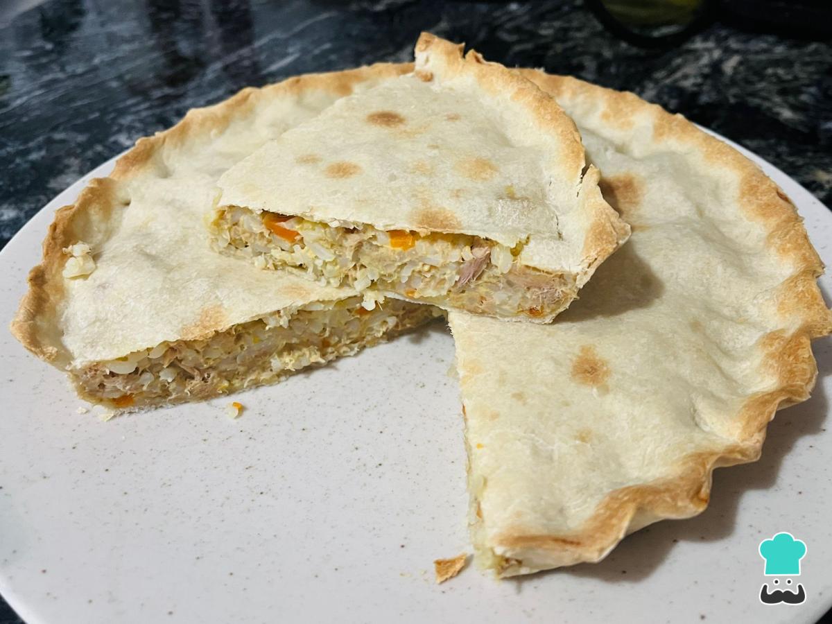 Receta de Tarta de atún y arroz