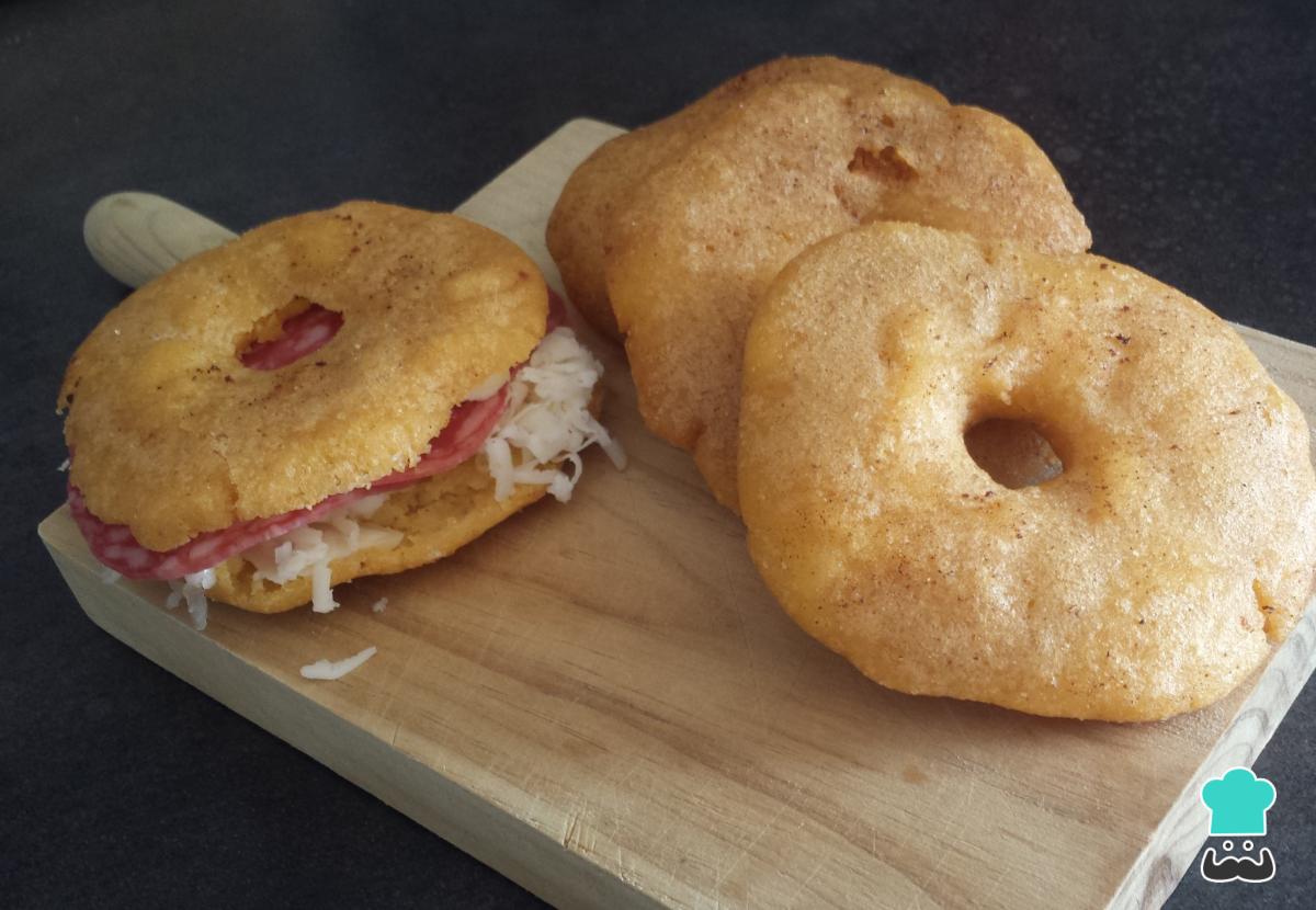Receta de Arepas de maíz fritas