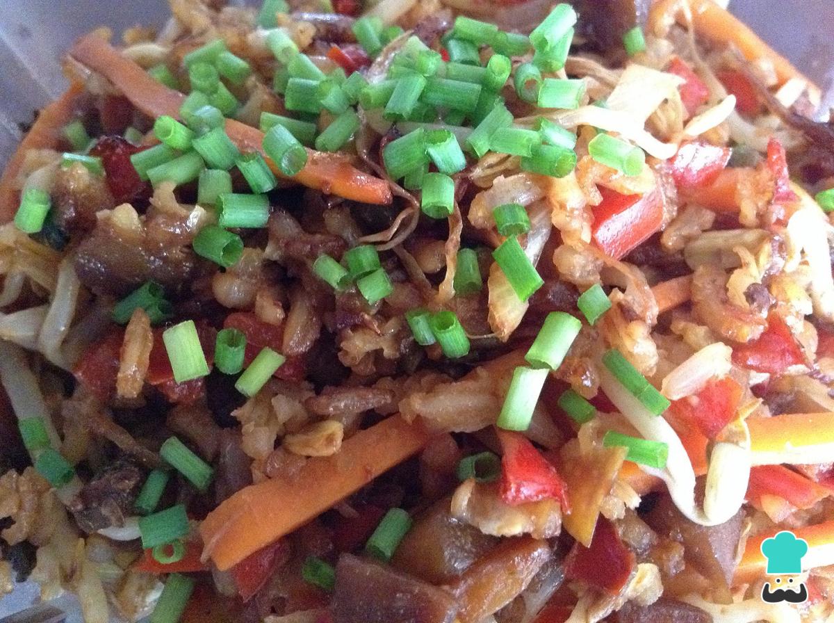 Receta de Arroz frito tailandés