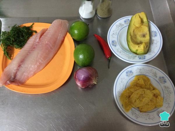 Receta de Ceviche de pescado - Paso 1