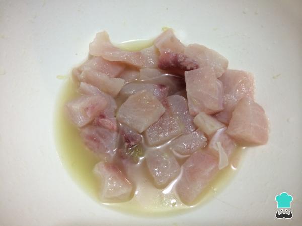 Receta de Ceviche de pescado - Paso 2