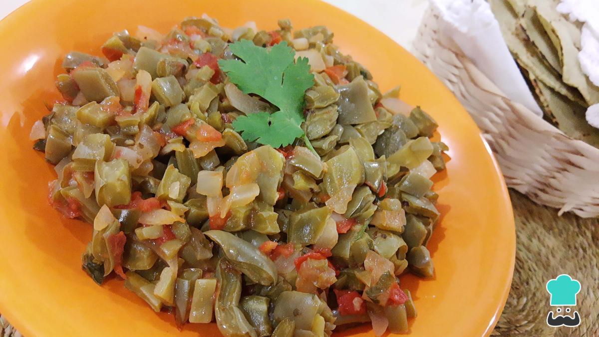 Receta de Nopales a la mexicana