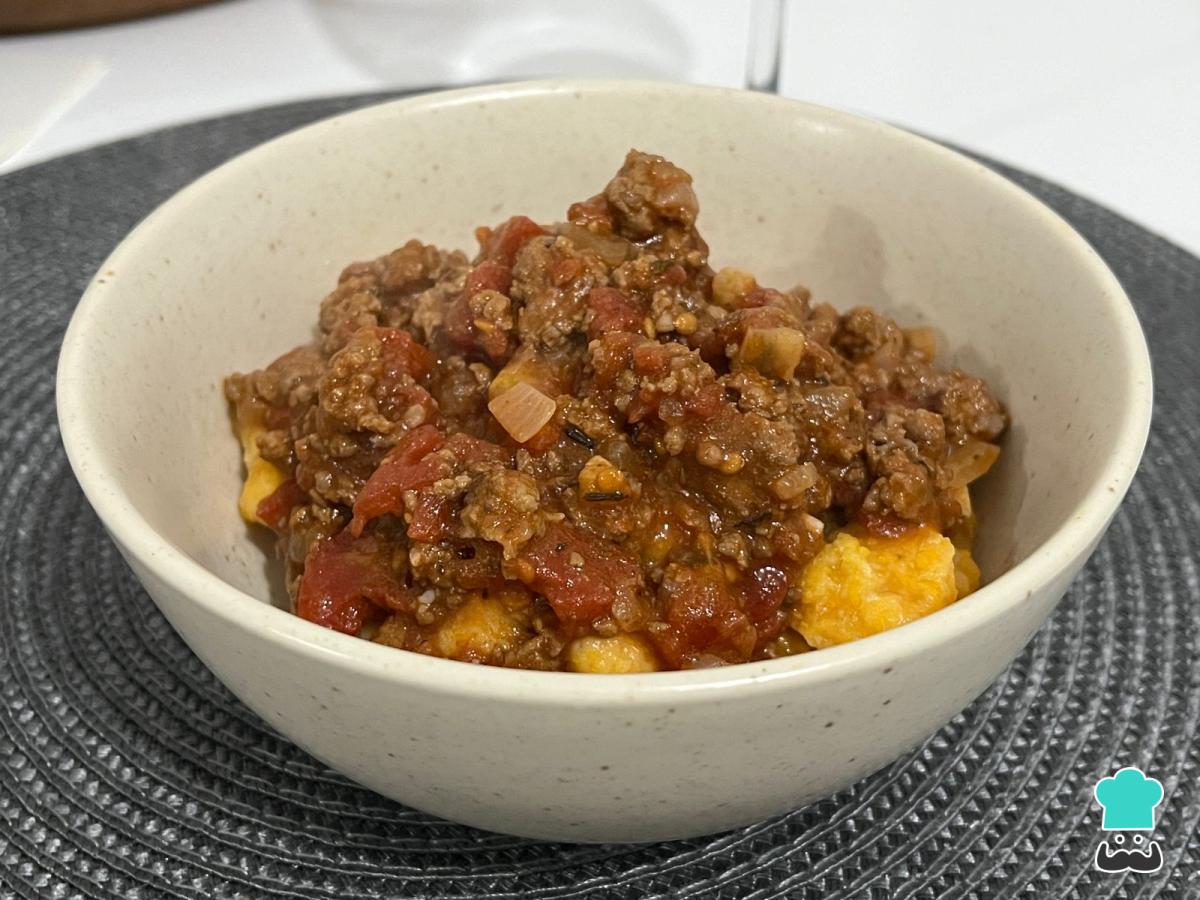 Receta de Tuco con carne picada