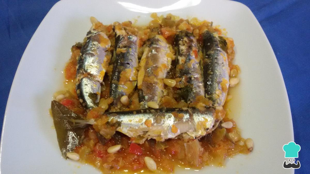 Receta de Sardinas en cazuela (Moraga de sardinas)