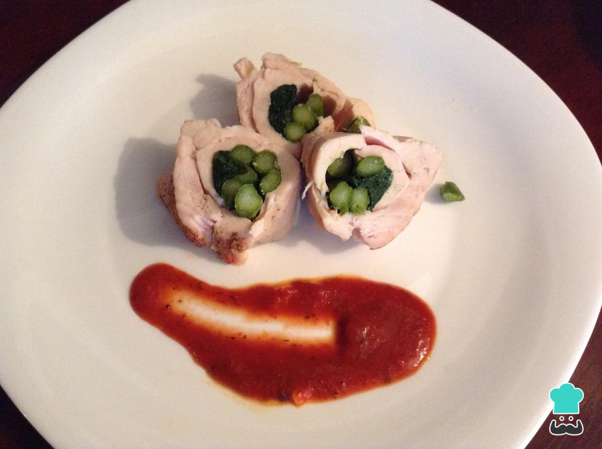 Receta de Redondo de pollo relleno