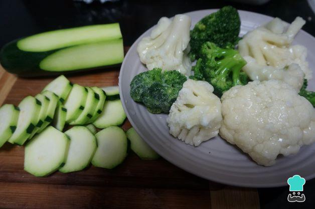 Verduras Con Queso - Receta FÁCIL Y RÁPIDA