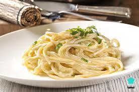 Receta de Fettucini a la Alfredo