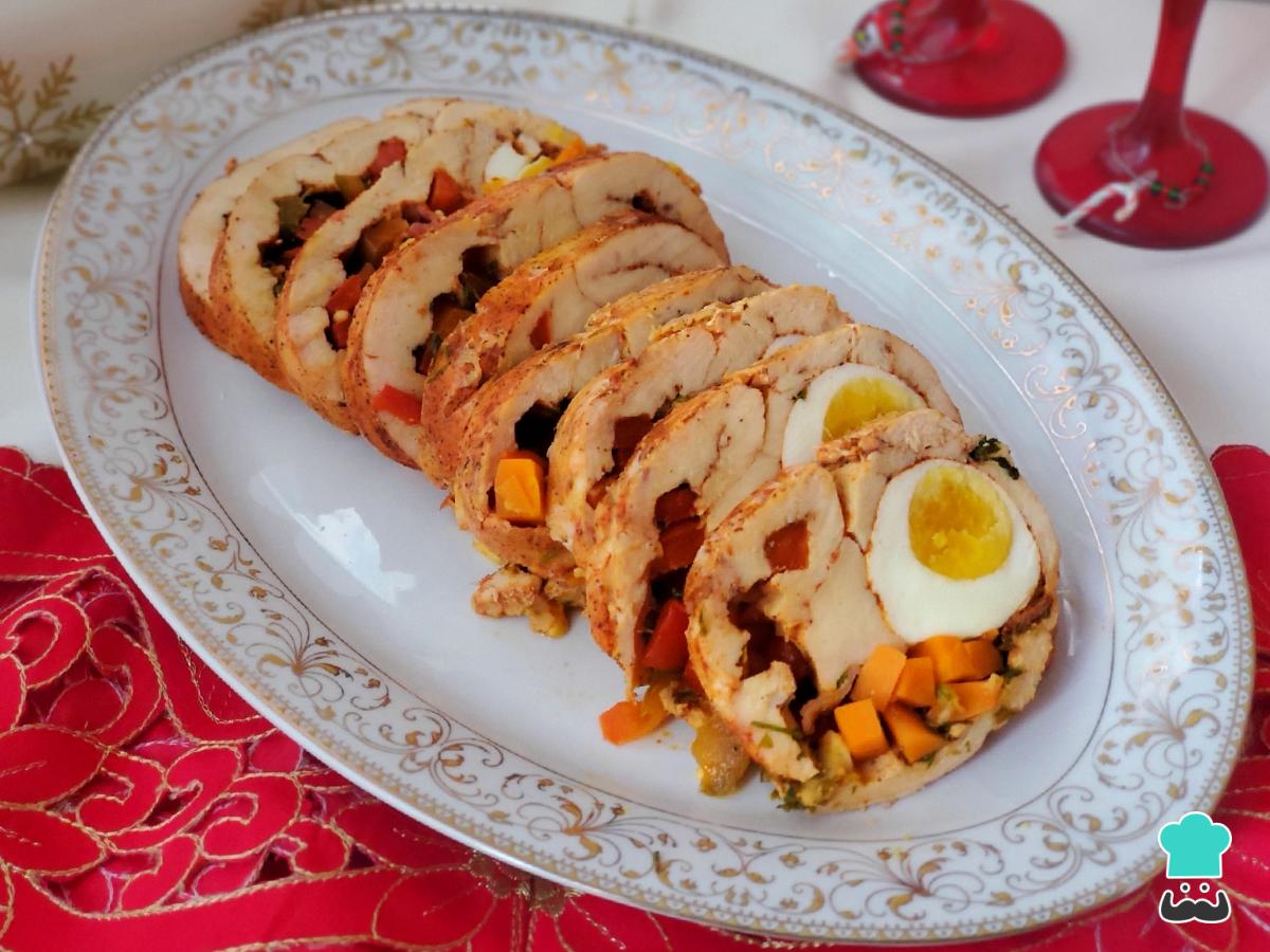 Receta de Matambre arrollado de pollo