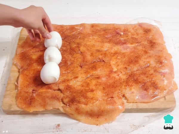 Receta de Matambre arrollado de pollo - Paso 3