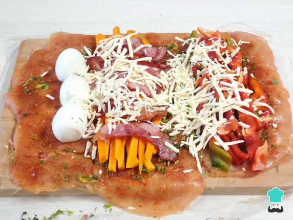 Receta de Matambre arrollado de pollo - Paso 6