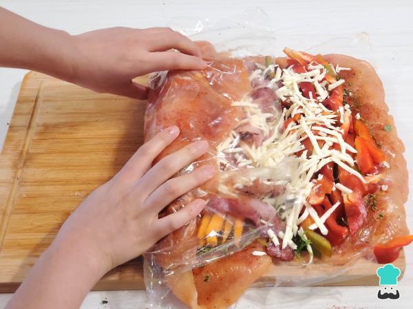 Receta de Matambre arrollado de pollo - Paso 7