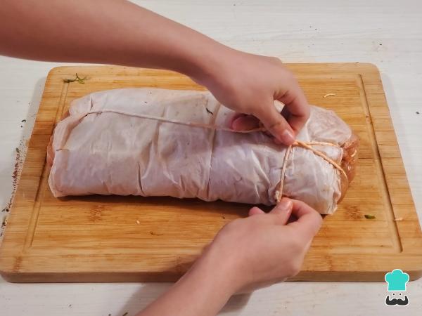 Receta de Matambre arrollado de pollo - Paso 8