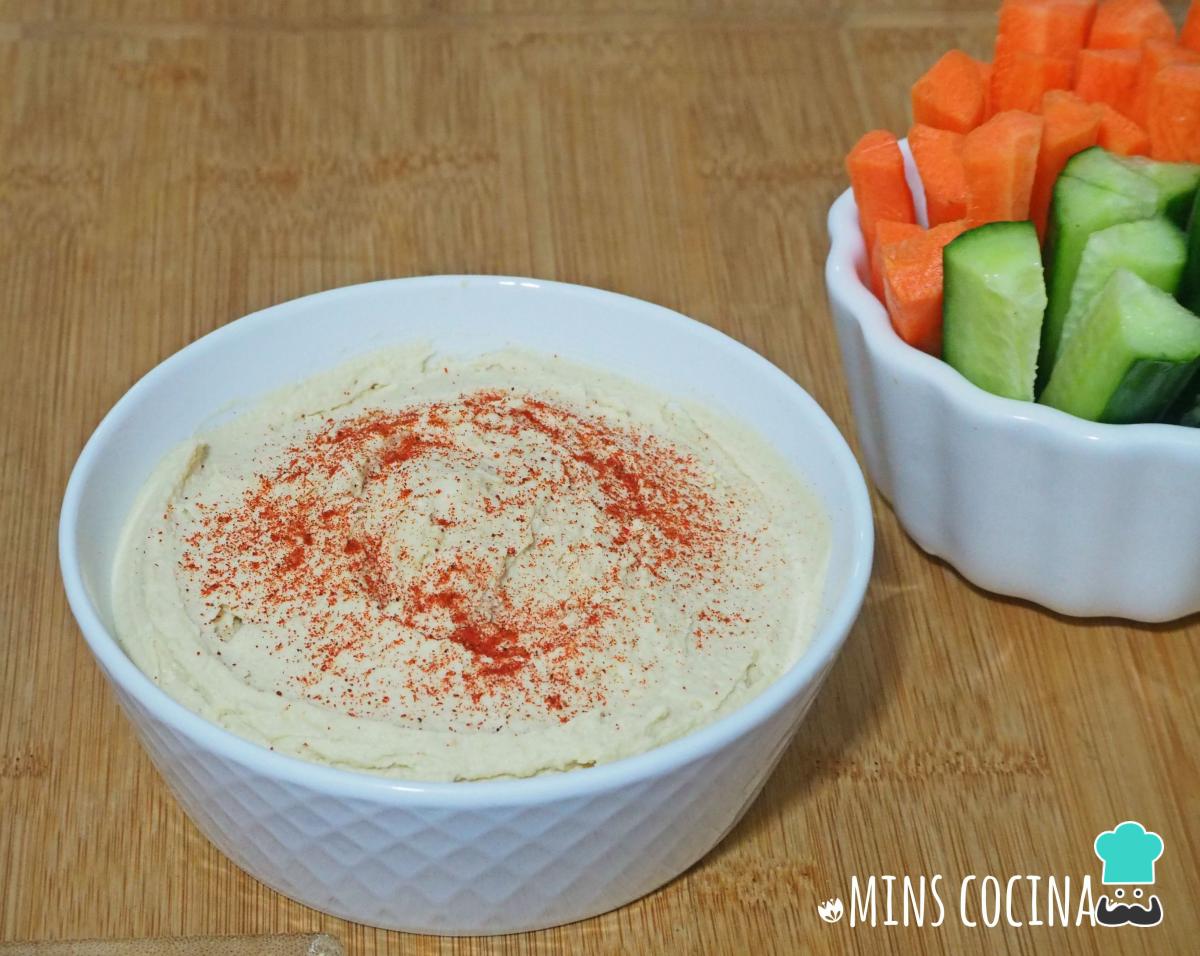 Receta de Hummus de garbanzos tradicional