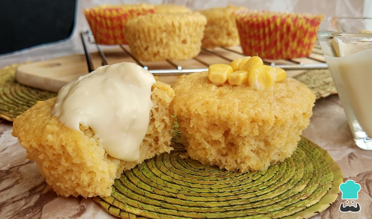 Receta de Muffins de elote
