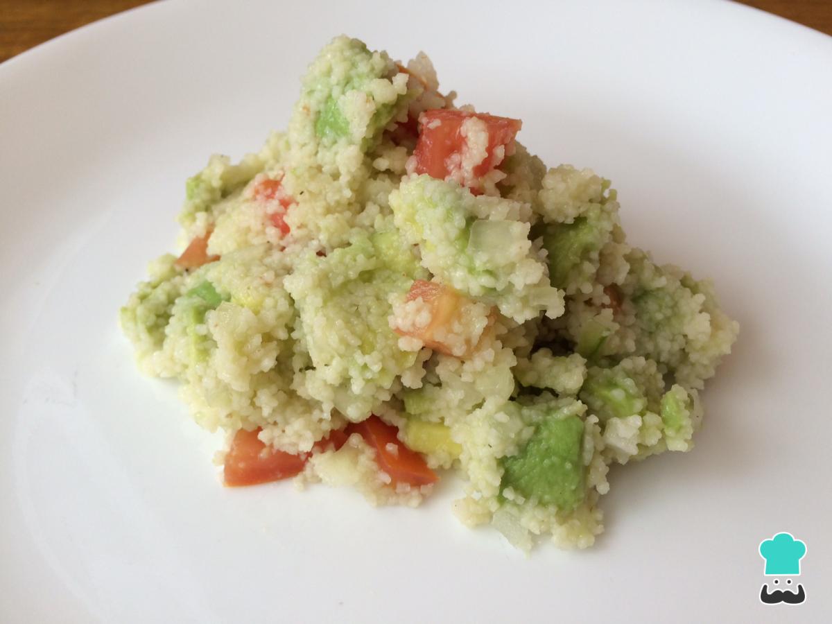 Receta de Ensalada de cuscús y aguacate
