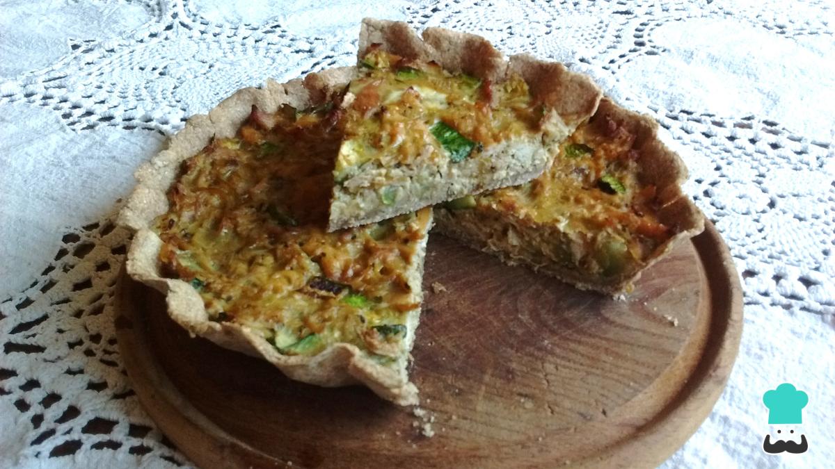 Receta de Tarta de zapallitos y pollo