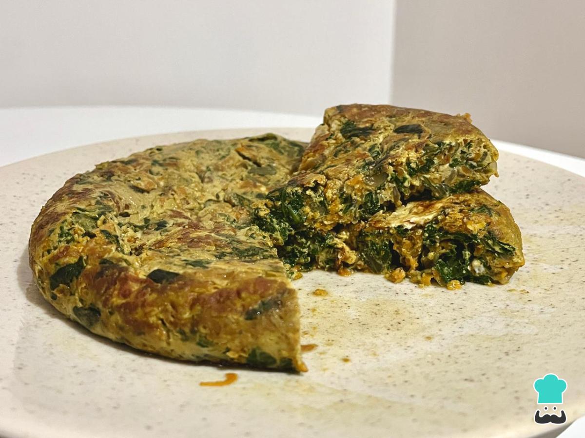 Receta de Tortilla de acelga y zanahoria