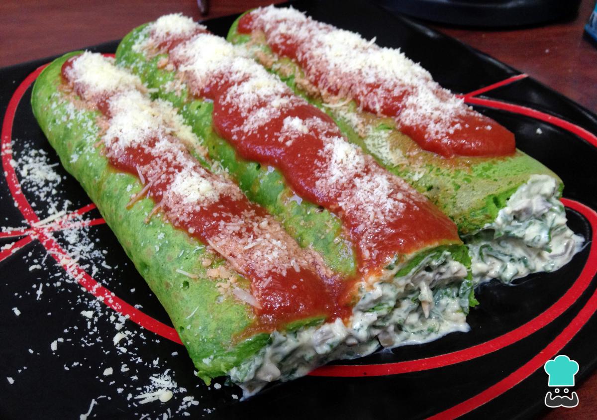 Receta de Panqueques de acelga