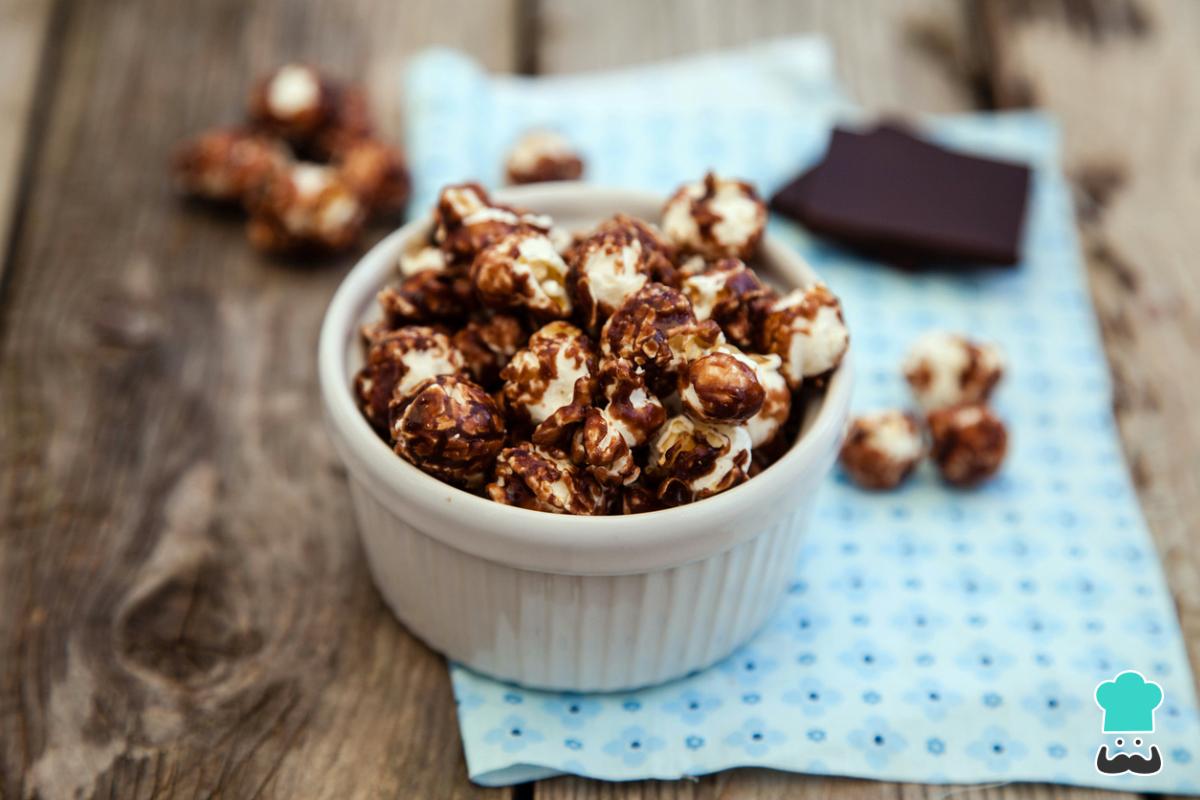 Receta de Palomitas con chocolate